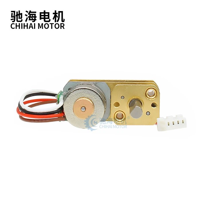 Permanent Magnet 2 Phase 4 Wire Metal Gear Stepping Brushless Geared Motor
