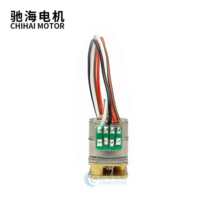 Permanent Magnet 2 Phase 4 Wire Metal Gear Stepping Brushless Geared Motor